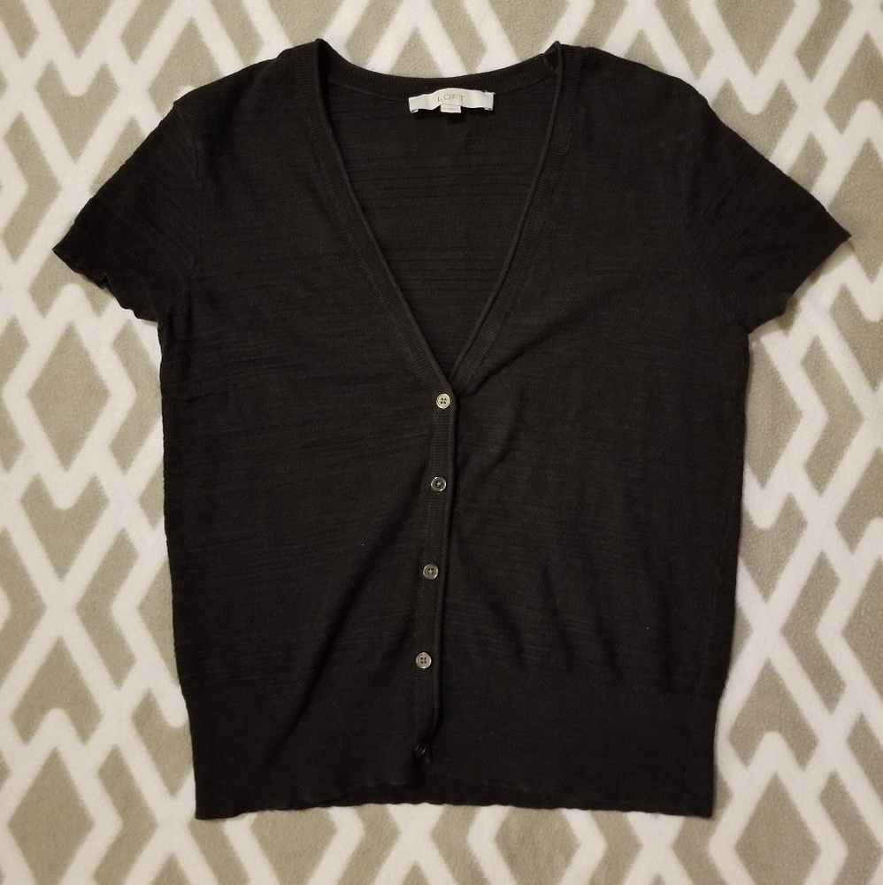 LOFT short sleeved cardigan